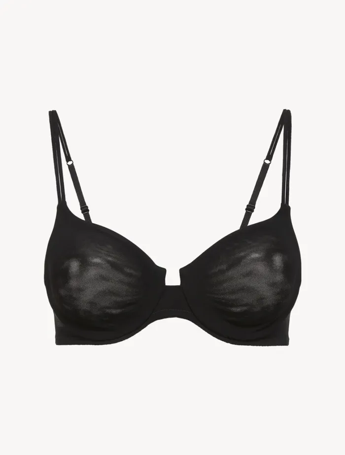 Women Bras La Perla Black Underwired Bra In Nylon