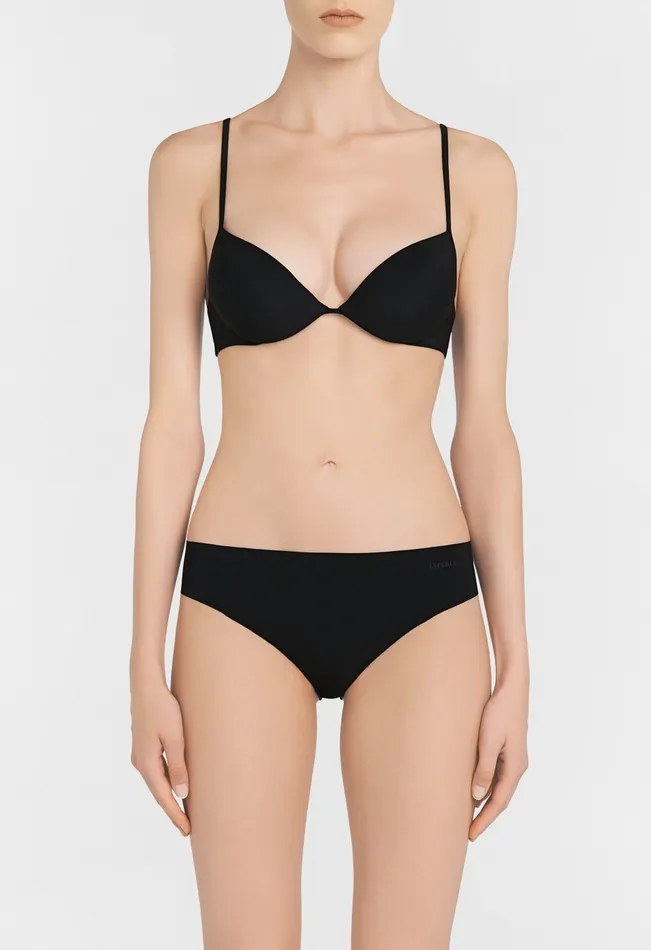 Women Bras La Perla Black Underwired Padded Pushup Bra