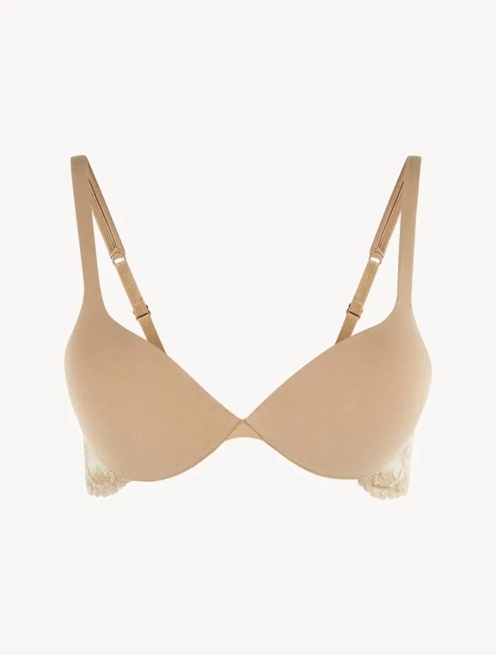 Women Bras La Perla Nude Cotton Pushup Bra