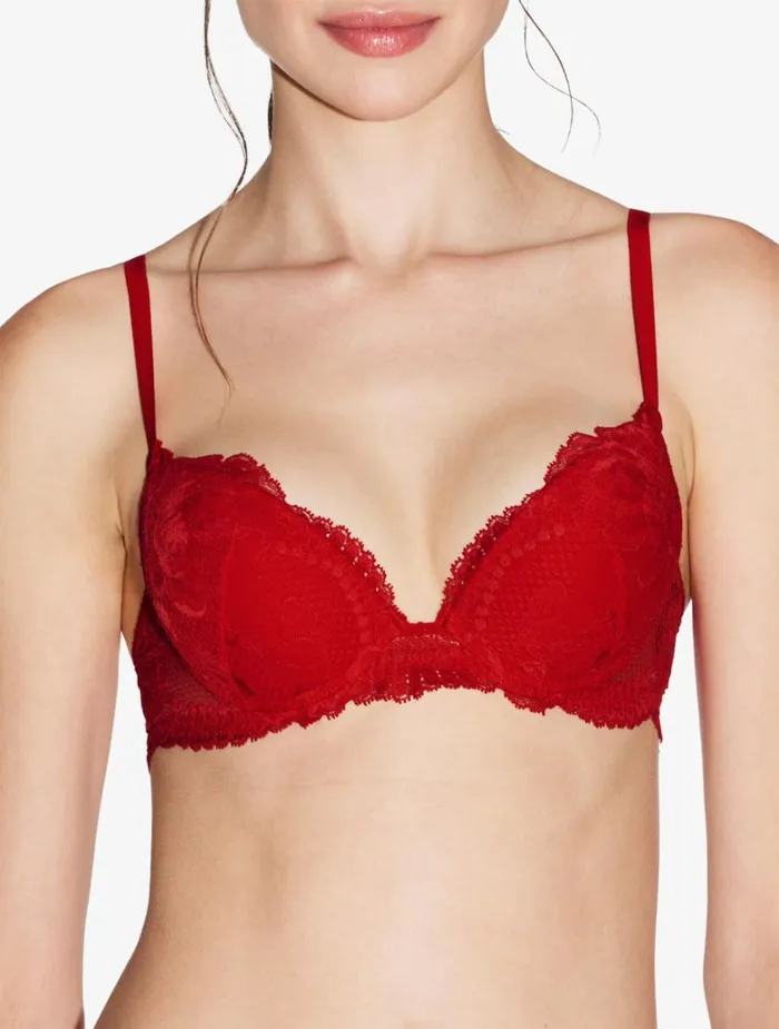 Women Bras La Perla Red Lace Pushup Bra
