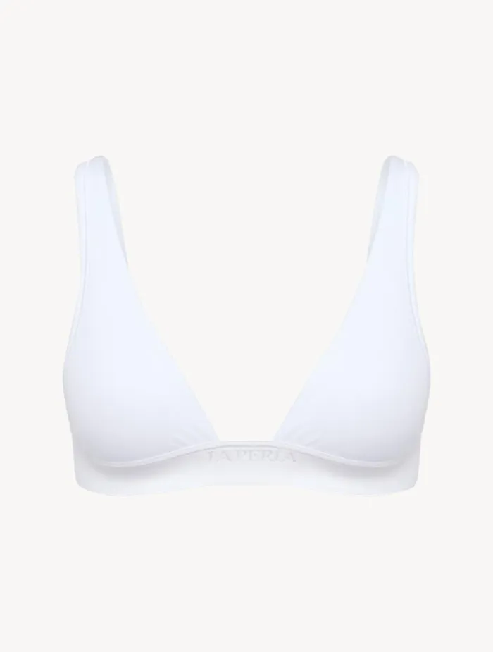 Women Bras La Perla Soft Triangle Bra In White 8211 Online Exclusive