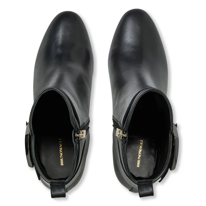 Women Bruno Magli Boots Mia Side Zip Boot Black