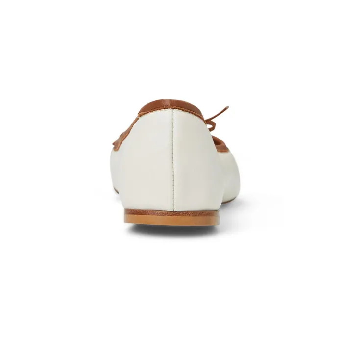 Women Bruno Magli Flats and Loafers DONATELLA Ballet Flat BROWNCREAM