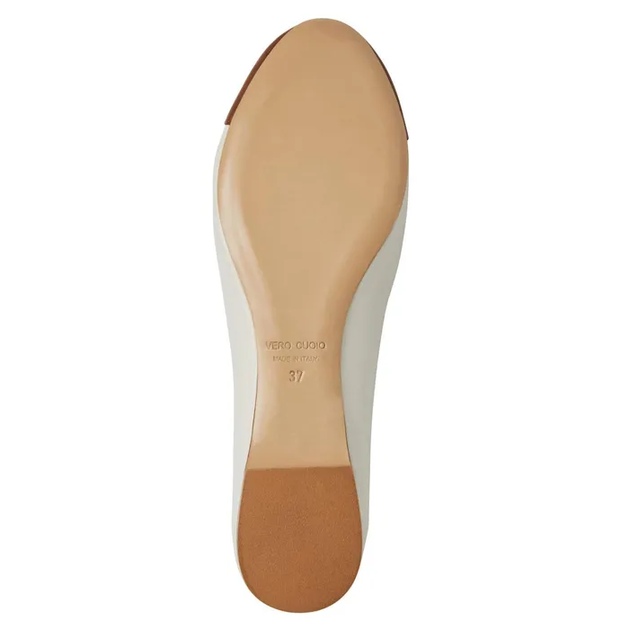 Women Bruno Magli Flats and Loafers DONATELLA Ballet Flat BROWNCREAM