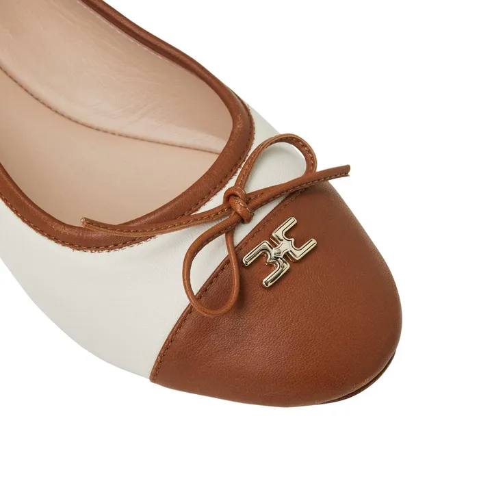 Women Bruno Magli Flats and Loafers DONATELLA Ballet Flat BROWNCREAM