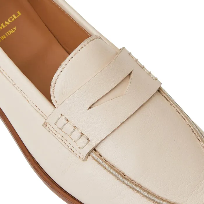 Women Bruno Magli Flats and Loafers LIXIA Loafer BONE