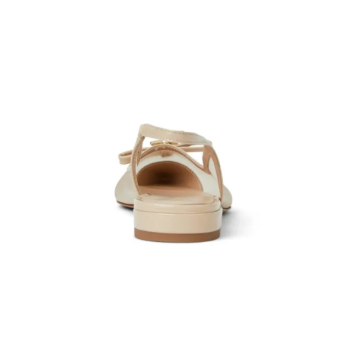 Women Bruno Magli Flats and Loafers PAMINA Slingback Flat SAND PATENT
