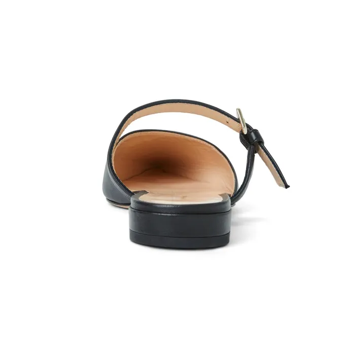 Women Bruno Magli Flats and Loafers PASHA Mule BLACK