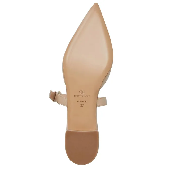 Women Bruno Magli Flats and Loafers PASHA Mule SAND