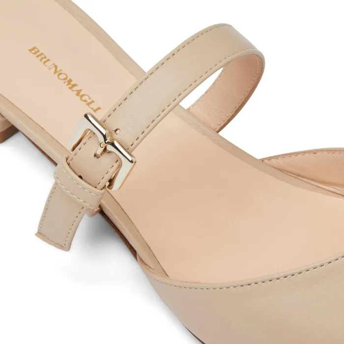 Women Bruno Magli Flats and Loafers PASHA Mule SAND