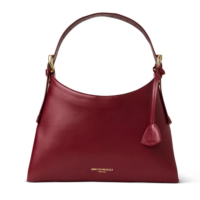Women Bruno Magli Handbags Cora Mini Wine Nappa Leather