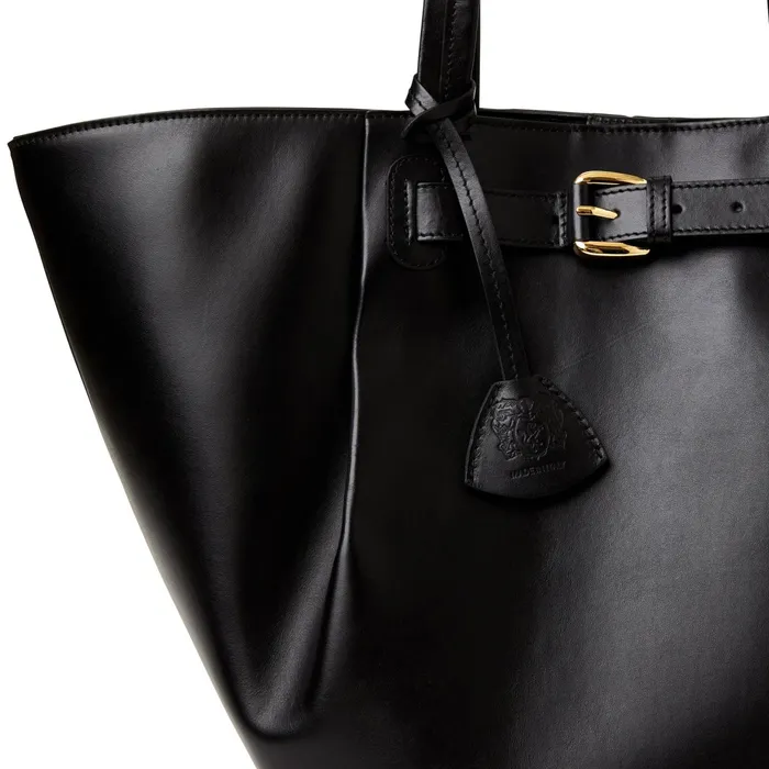 Women Bruno Magli Handbags Tessa Black Calf Tote