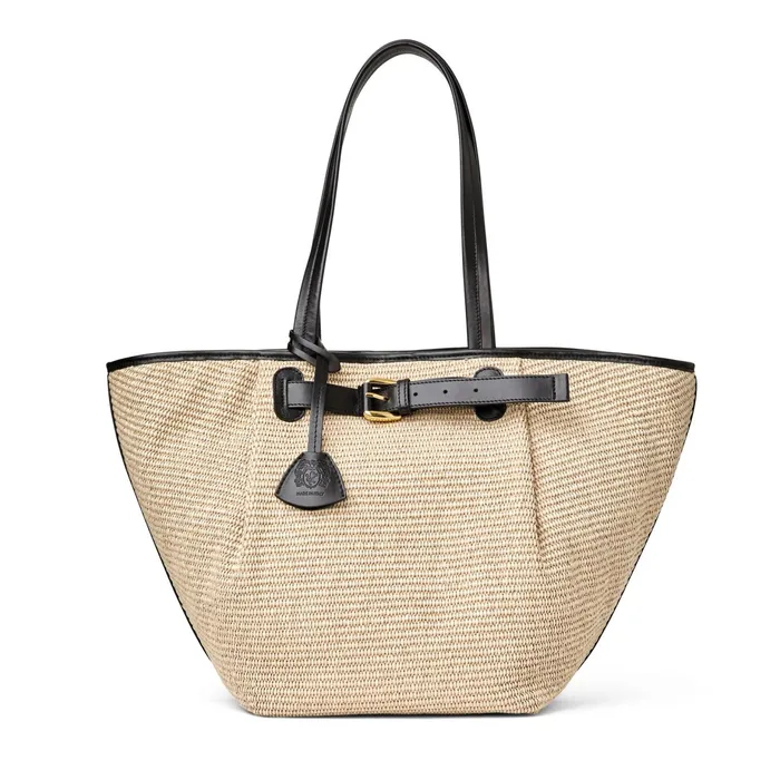 Women Bruno Magli Handbags Tessa Raffia Palm Tote