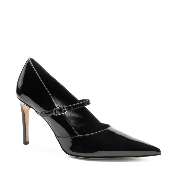 Women Bruno Magli Heels Prima Pump Black Patent