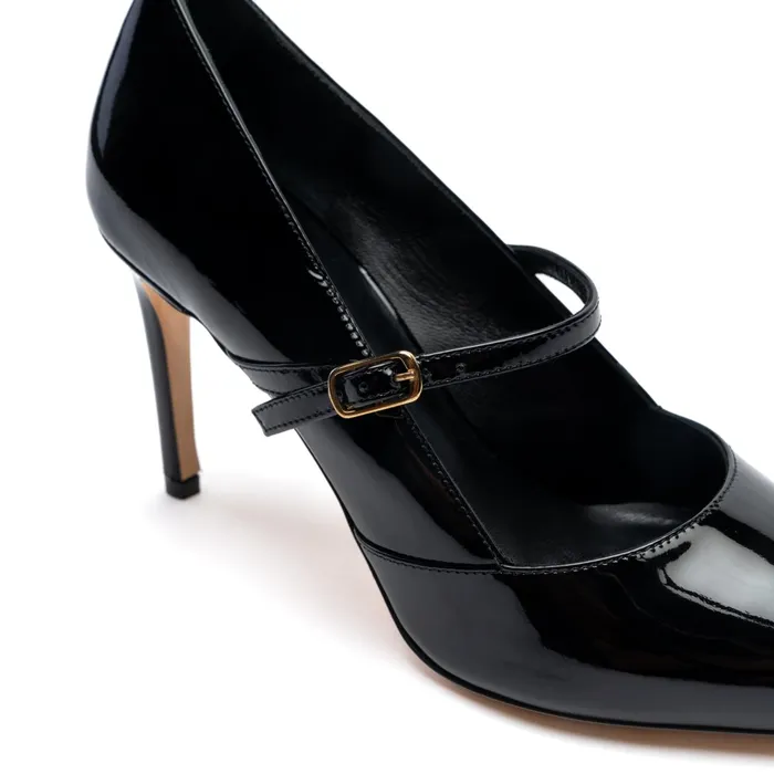 Women Bruno Magli Heels Prima Pump Black Patent