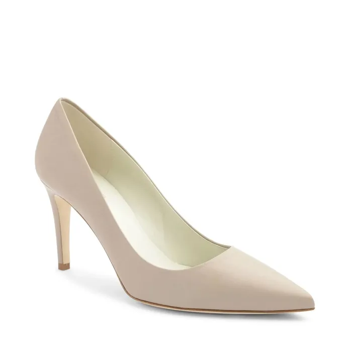 Women Bruno Magli Heels Telma Leather PointedToe PumpNatural