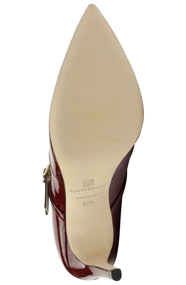 Women Bruno Magli Pumps Gemma MaryJane Leather Pump 8211 Bordeaux Patent Women Bruno Magli Pumps Gemma MaryJane Leather Pump 8211 Bordeaux Patent