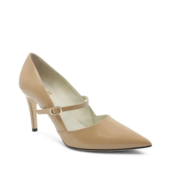 Women Bruno Magli Pumps Gemma MaryJane Leather Pump 8211 Honey Patent