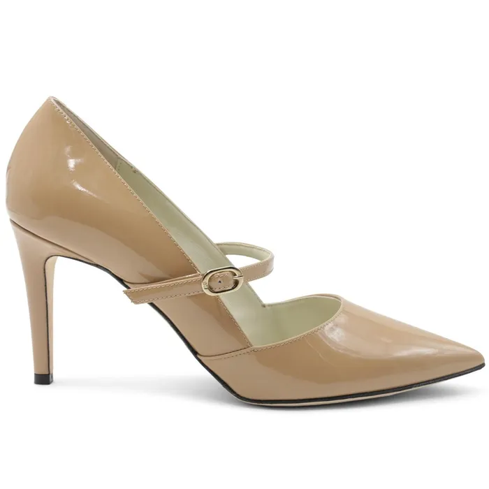 Women Bruno Magli Pumps Gemma MaryJane Leather Pump 8211 Honey Patent
