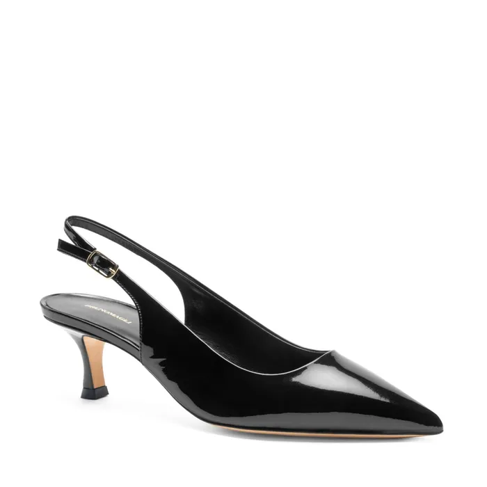 Women Bruno Magli Pumps Palerma Slingback Pump Black Patent