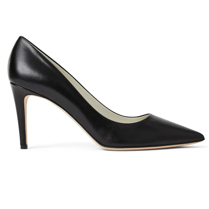 Women Bruno Magli Pumps Telma Leather PointedToe Pump 8211 Black
