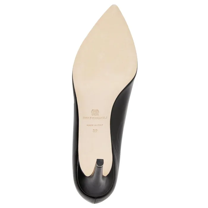 Women Bruno Magli Pumps Telma Leather PointedToe Pump 8211 Black