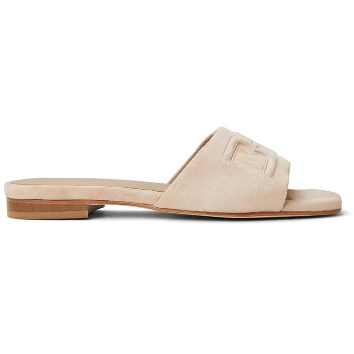 Women Bruno Magli Sandals and Slides FABIA Single Banded Slide SAND SUEDE
