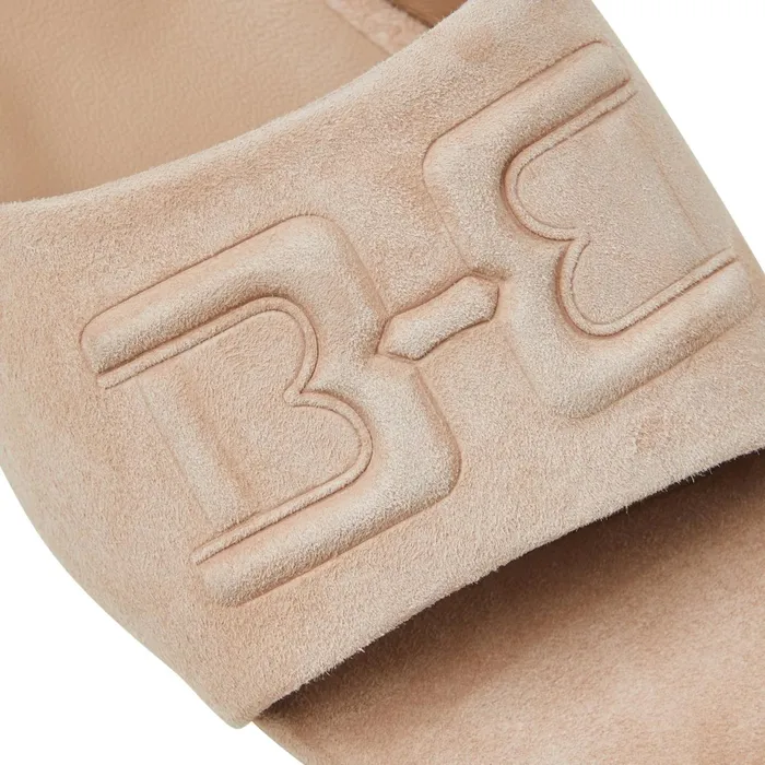 Women Bruno Magli Sandals and Slides FABIA Single Banded Slide SAND SUEDE