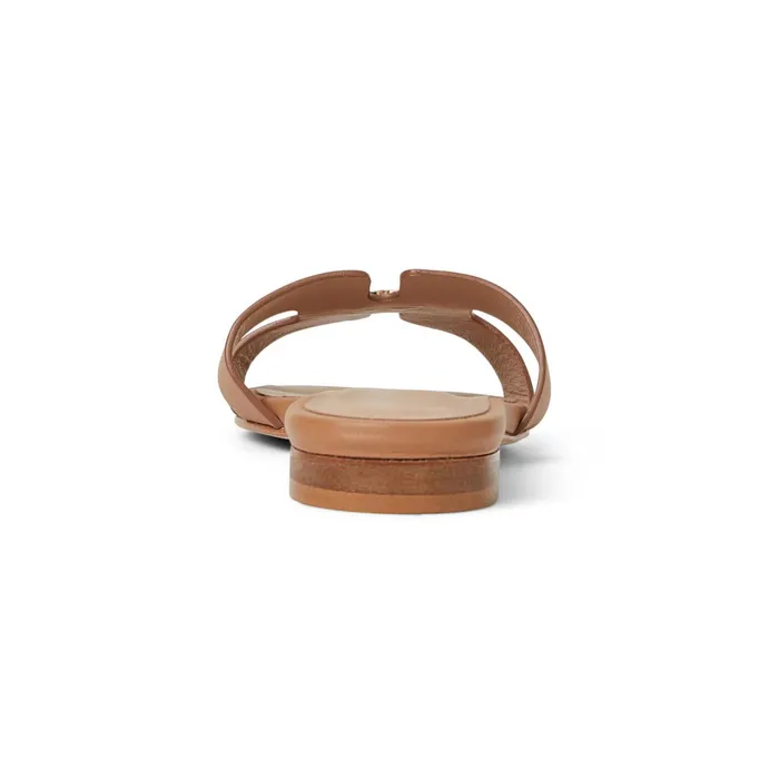 Women Bruno Magli Sandals and Slides FINA Single Band Sandal COGNAC