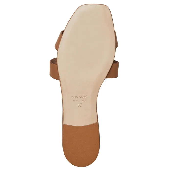 Women Bruno Magli Sandals and Slides FINA Single Band Sandal COGNAC
