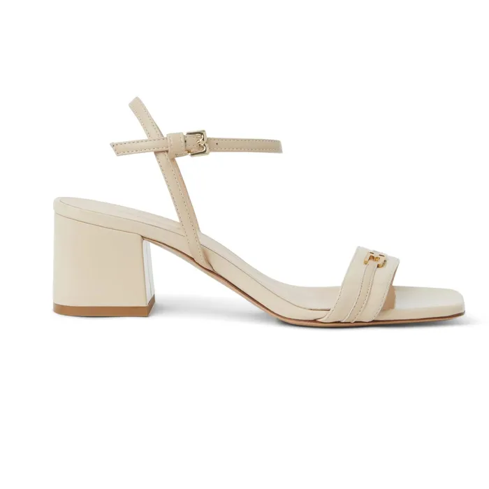 Women Bruno Magli Sandals and Slides PHOEBE Sandal BEIGE PATENT
