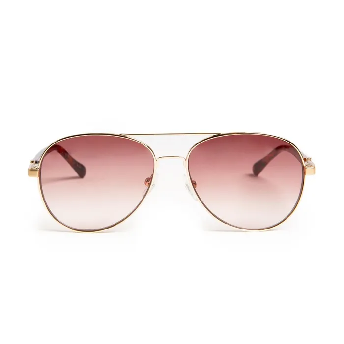 Women Bruno Magli Sunglasses Costa Aviator Sunglasses 8211 Gold