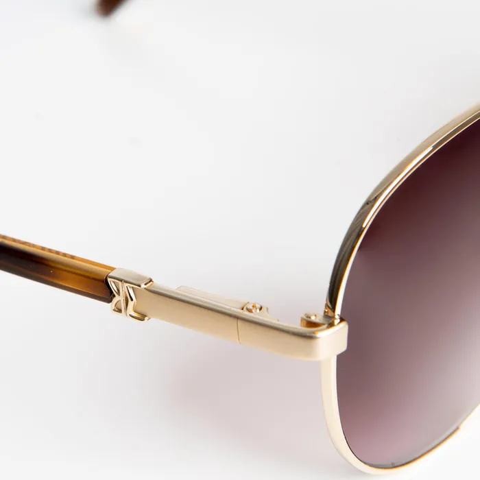 Women Bruno Magli Sunglasses Costa Aviator Sunglasses 8211 Gold Tortoise