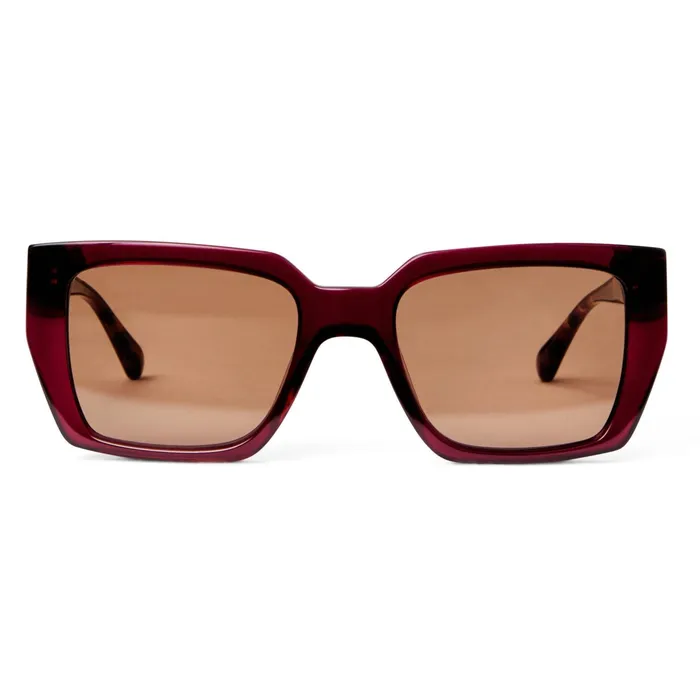 Women Bruno Magli Sunglasses Ricci Sunglasses Red Tortoise
