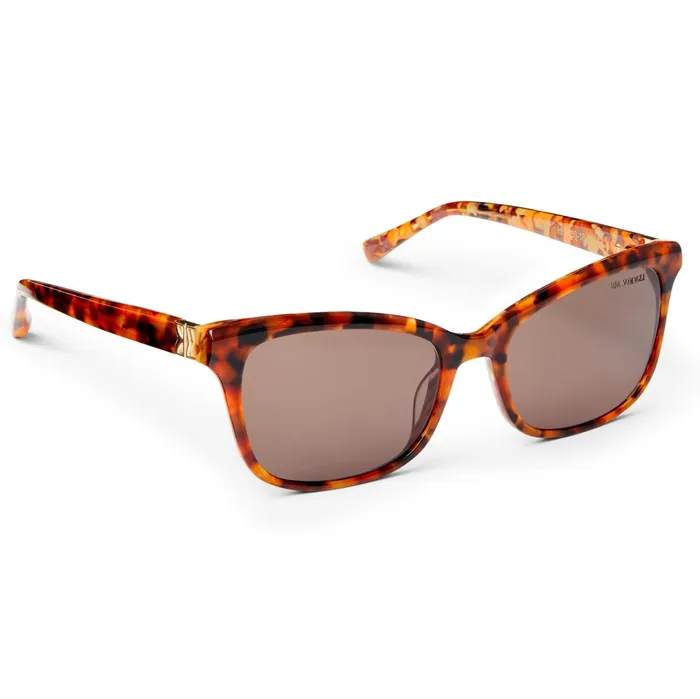 Women Bruno Magli Sunglasses Vales Limited Edition Cateye Sunglasses Honey Tortoise