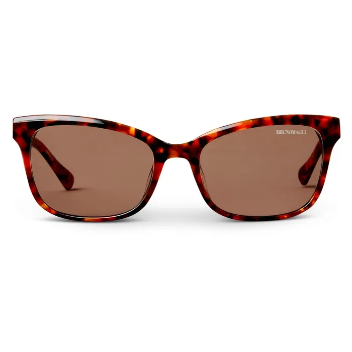 Women Bruno Magli Sunglasses Vales Limited Edition Cateye Sunglasses Honey Tortoise