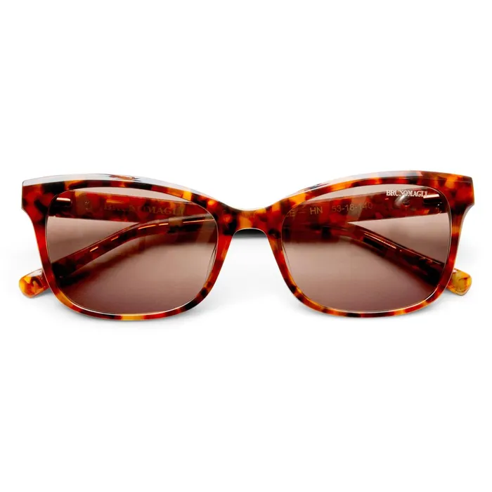 Women Bruno Magli Sunglasses Vales Limited Edition Cateye Sunglasses Honey Tortoise