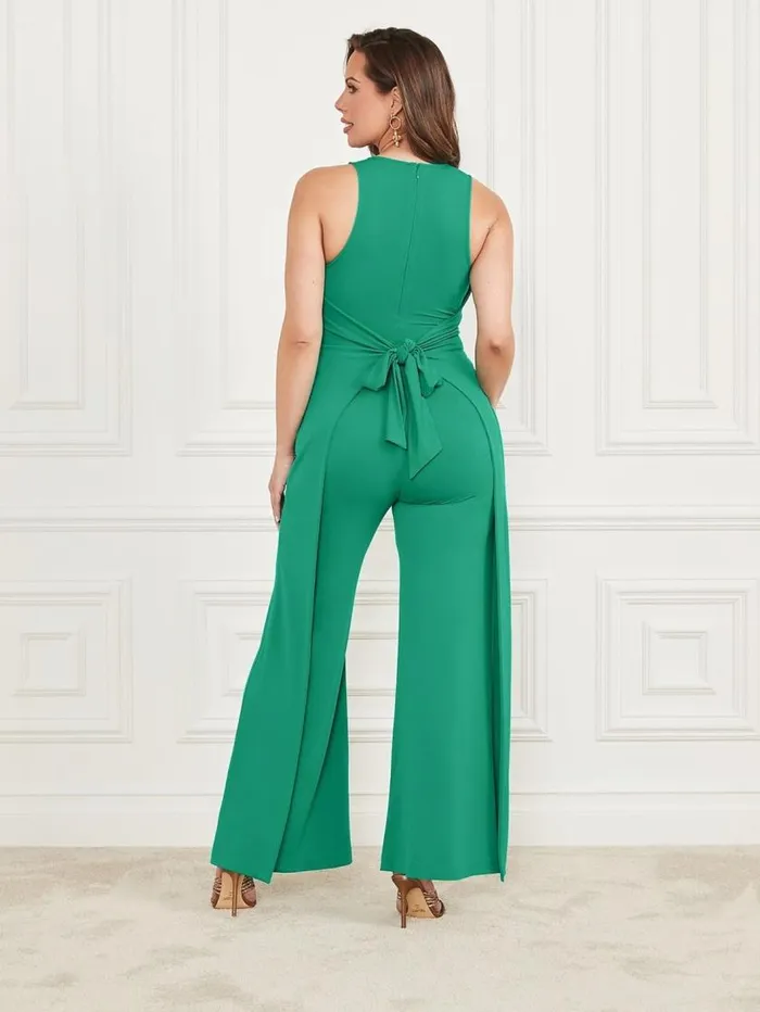 Women Calla SelfTie Jumpsuit Classic Emeral Marciano Dresses Women Calla SelfTie Jumpsuit Classic Emeral Marciano Dresses