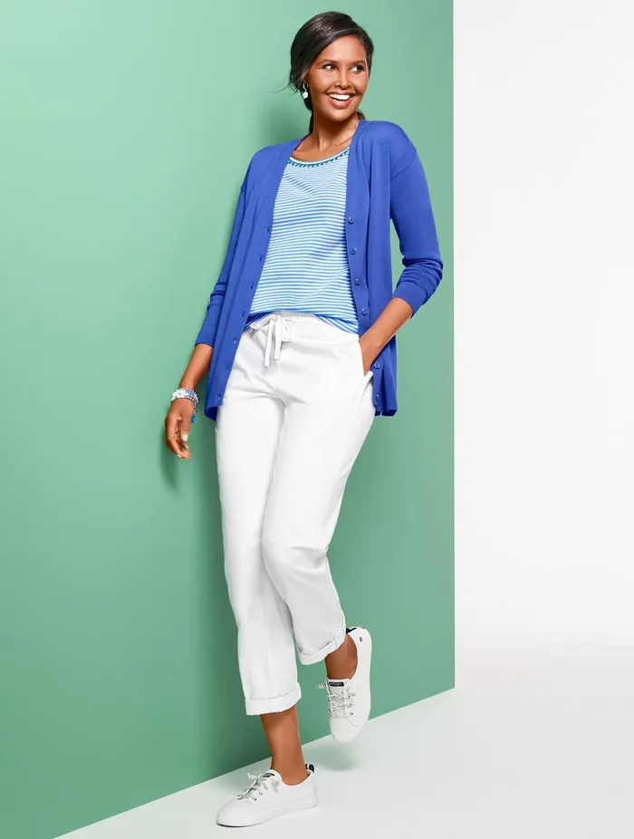 Women Cardigans And Jackets Talbots Girlfriend Cardigan Biscayne Blue