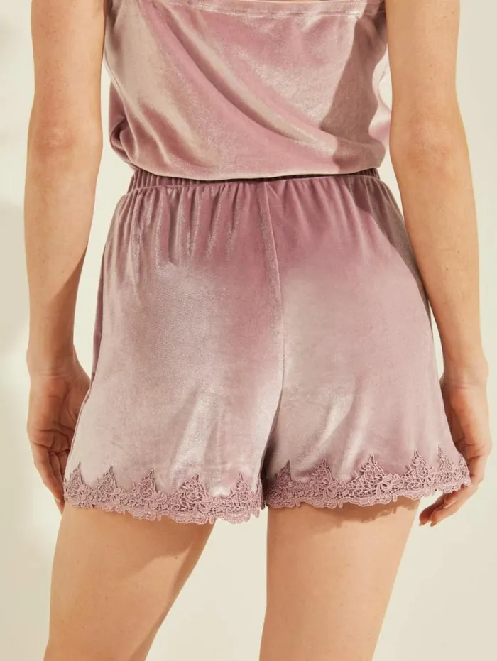 Women Cate Velour Shorts Rose Dream Marciano Lingerie Women Cate Velour Shorts Rose Dream Marciano Lingerie