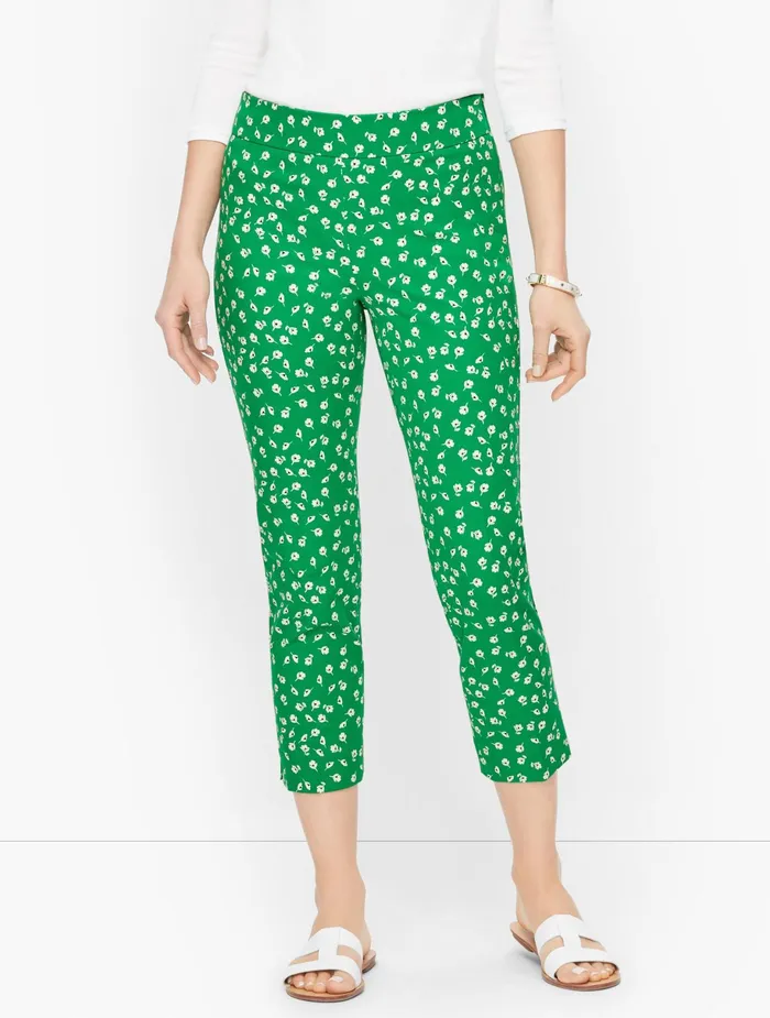 Women Chatham Talbots Chatham Crop Pants Paradise Green