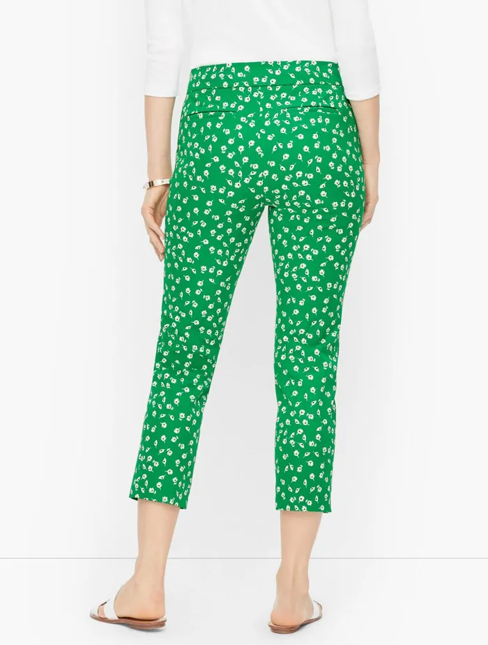Women Chatham Talbots Chatham Crop Pants Paradise Green