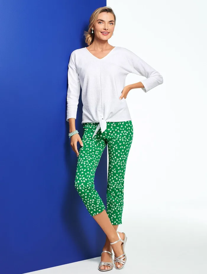 Women Chatham Talbots Chatham Crop Pants Paradise Green