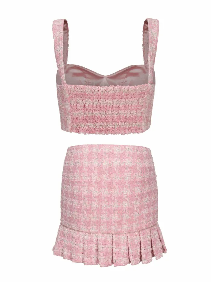 Women Chelsea Tweed Skirt Set Nana Jacqueline Skirts