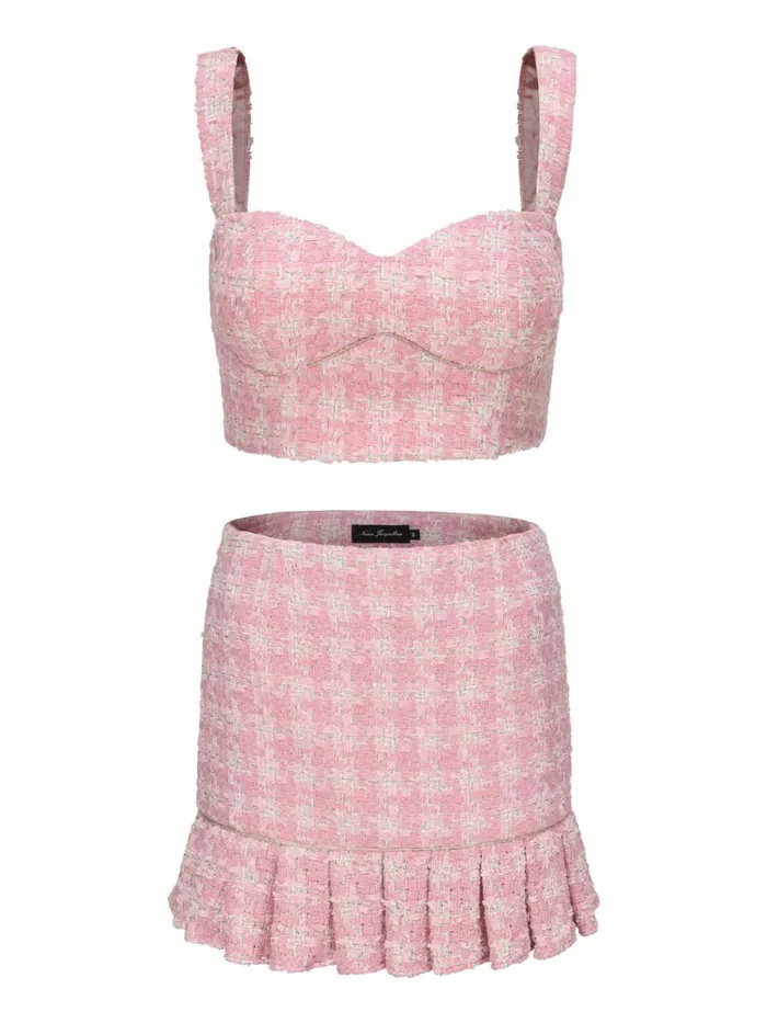 Women Chelsea Tweed Skirt Set Nana Jacqueline Skirts