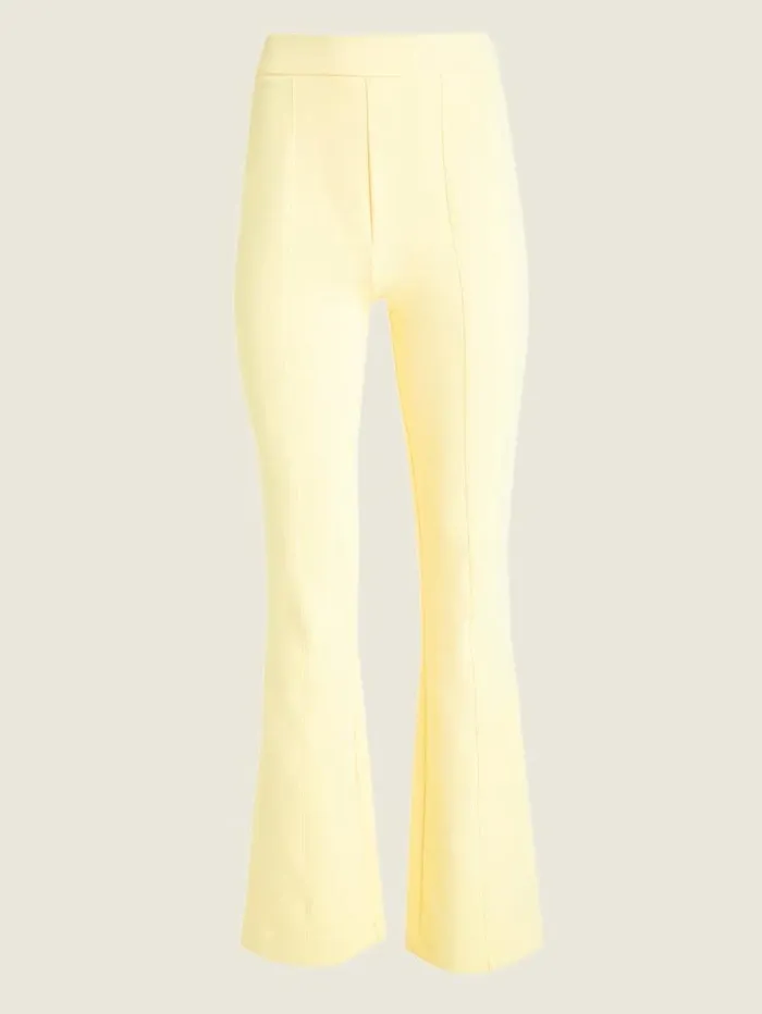 Women Chloe Flared Pant Cornsilk Marciano Bottoms Women Chloe Flared Pant Cornsilk Marciano Bottoms