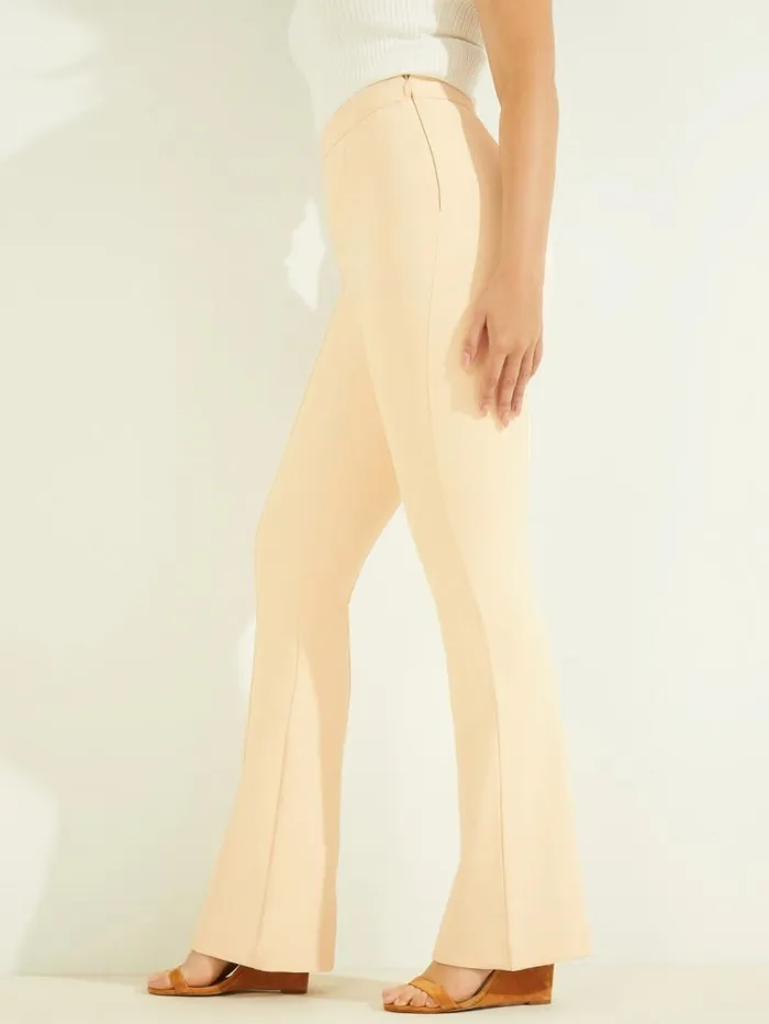 Women Chloe Flared Pant Soft Peach Marciano Bottoms Women Chloe Flared Pant Soft Peach Marciano Bottoms