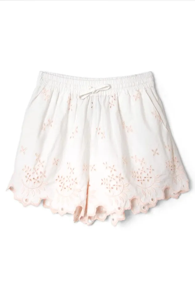 Women Coords Damson Madder Lana Shorts 8211 Broderie
