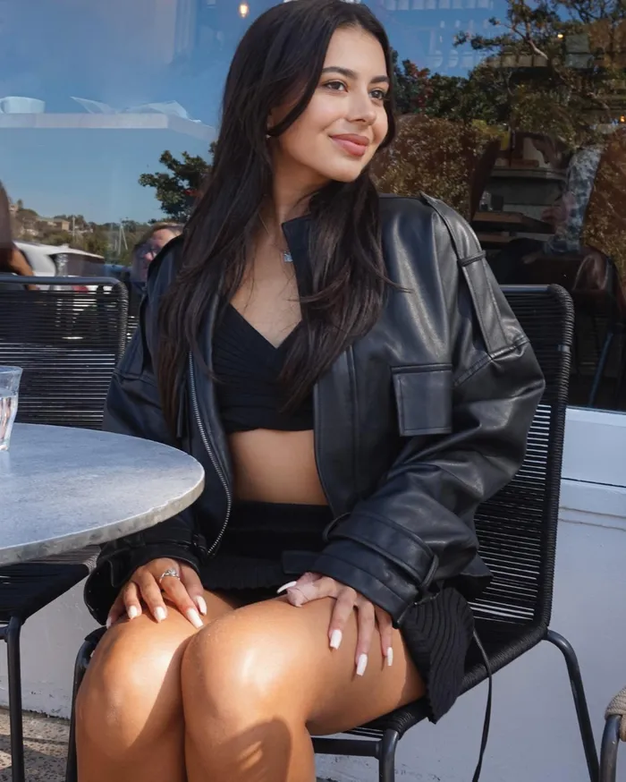 Women Coats and Jackets Belle and Bloom Reload Draped Leather Look Jacket 8211 Black