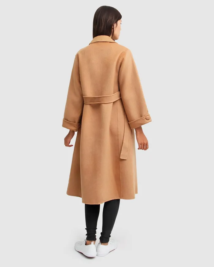 Women Coats and Jackets Belle and Bloom Stay Wild Oversized Wool Coat 8211 Camel